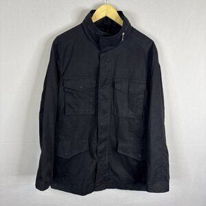 rag & bone New York Field Jacket Black Men’s Size 40 Double Zip Military Style